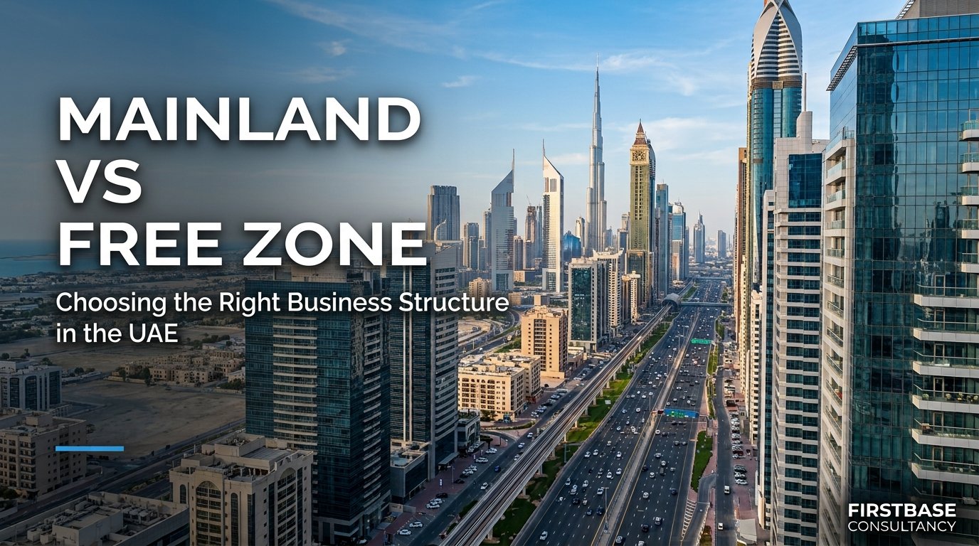 Mainland vs Free Zone: Choosing the Right Business Structure in the UAE