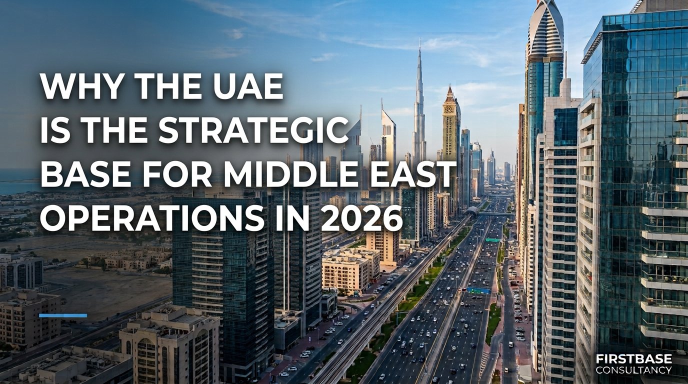 Business team planning Middle East operations from a UAE regional headquarters in Dubai